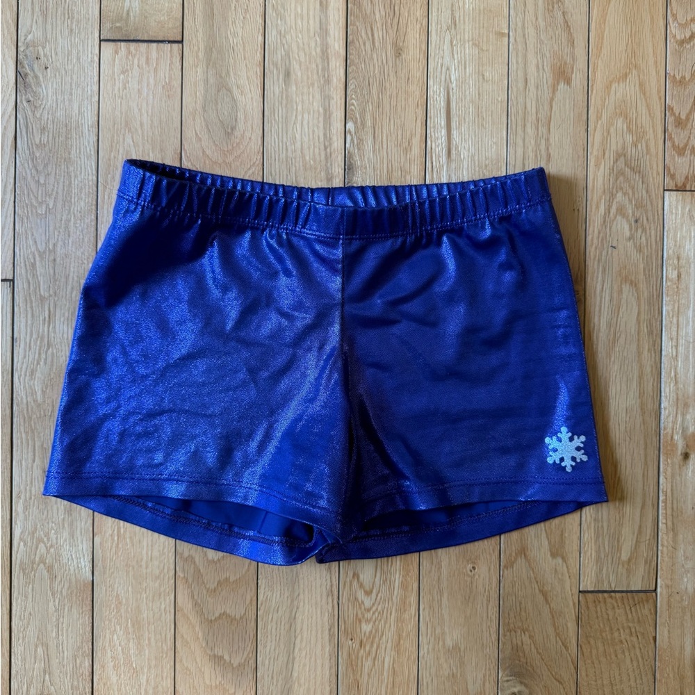 Purple Shiny Women's Shorts